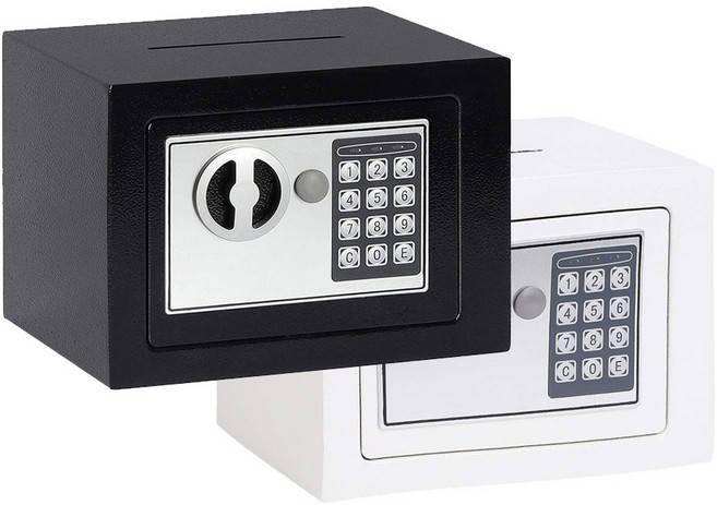 디지털 지폐투입구 안전 금고 17D, 블랙