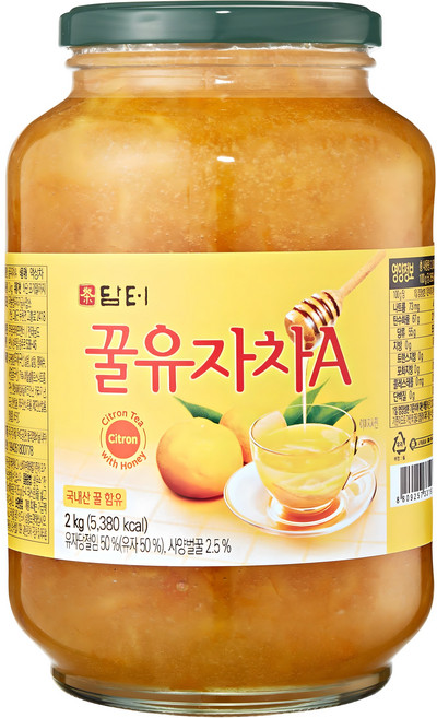 담터 꿀유자차A, 2kg, 1개입, 1개