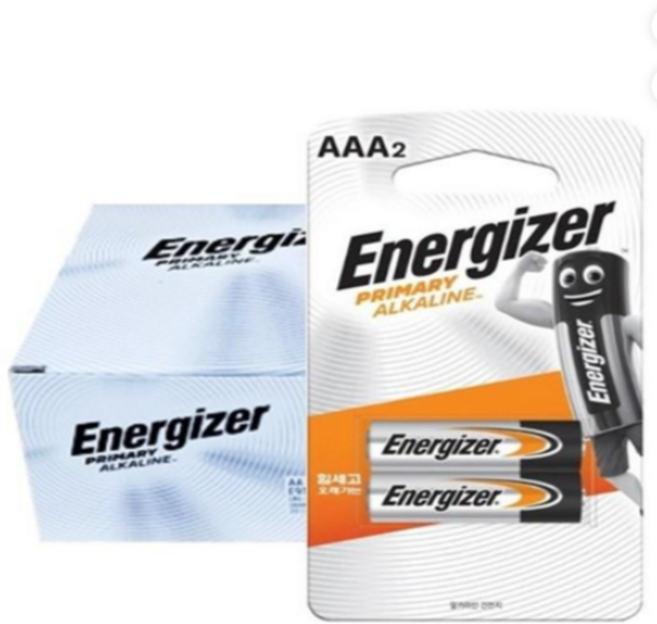 에너자이저 알카라인 AAA 건전지, 2개입, 20개