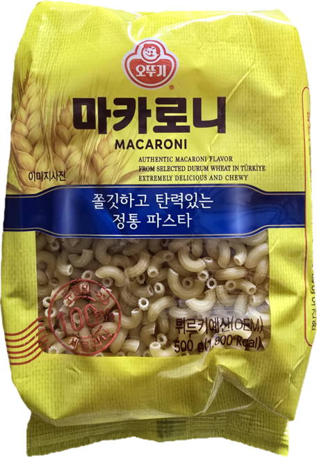 오뚜기 마카로니, 20개, 500g