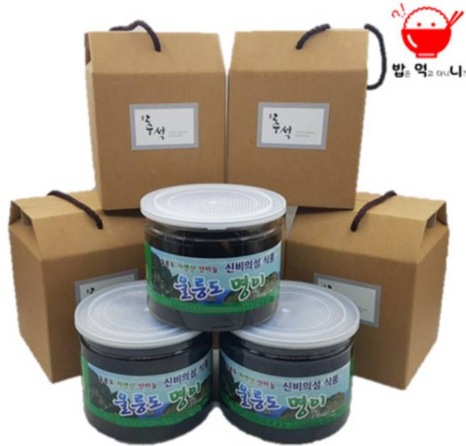 울릉도 자연산 명이나물 장아찌 1kg, 1개