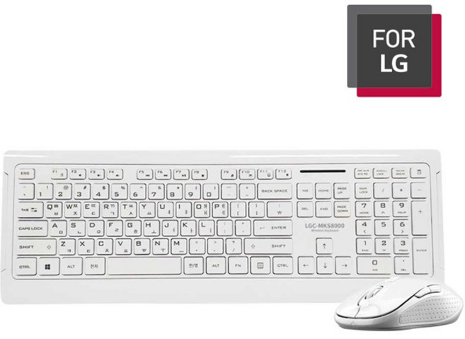 FOR LG 무선 데스크탑 세트 LGC-MKS8000 화이트 키스킨포함, FOR LG 무선 데스크탑 세트, LGC-MKS8000