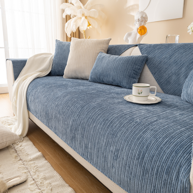 Olivet 누빔 셰니얼 쇼파패드 부드러운 논슬립 사계절 공용