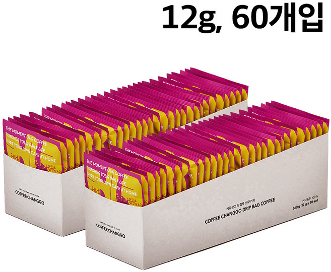 12g 대용량 드립백 60개입 케냐 AA 커피창고 간편커피 1세트, 1개
