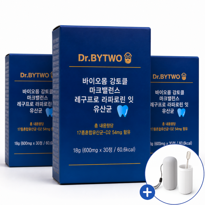 [구강유산균] 하루한알 프로바이오틱스 특허유산균, 3개, 30정