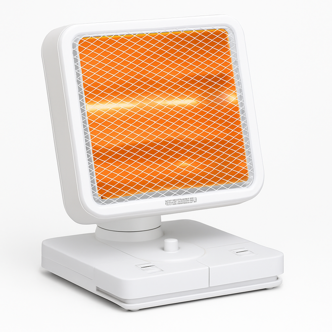 일렉트로지 초강력 히팅 초절전 발터치 좌우 회전 전기히터 공간활용 발난로 미니히터 온풍기 EGH-QH300