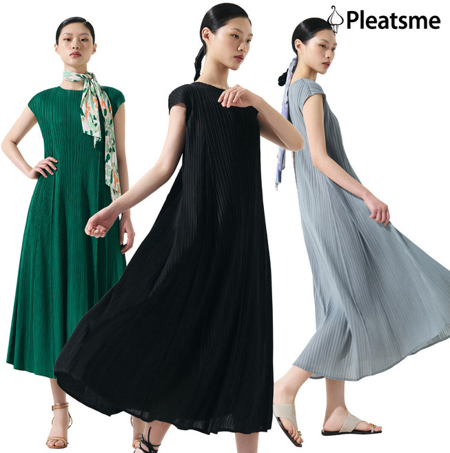 (런칭가109 000원) 25SS 플리츠미 원피스 컬렉션 3종 (원피스+ 이너원피스+스카프)