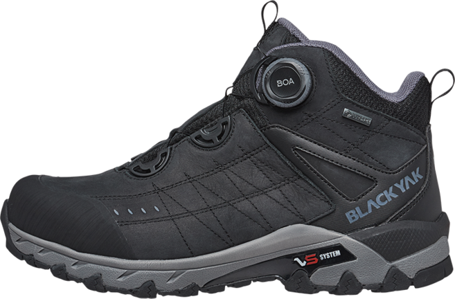 블랙야크 초경량 407g 중목 고어텍스 다이얼 경등산화 엑섬 II GTX 블랙 BLACK