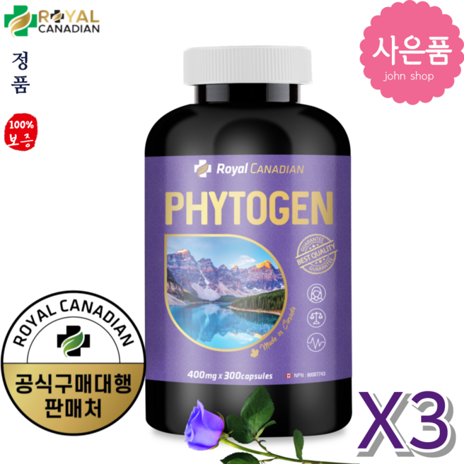 로얄 캐네디언 정품 여성 파이토젠 캐나다 직구 해외 수입+사은품, 3개, 30정