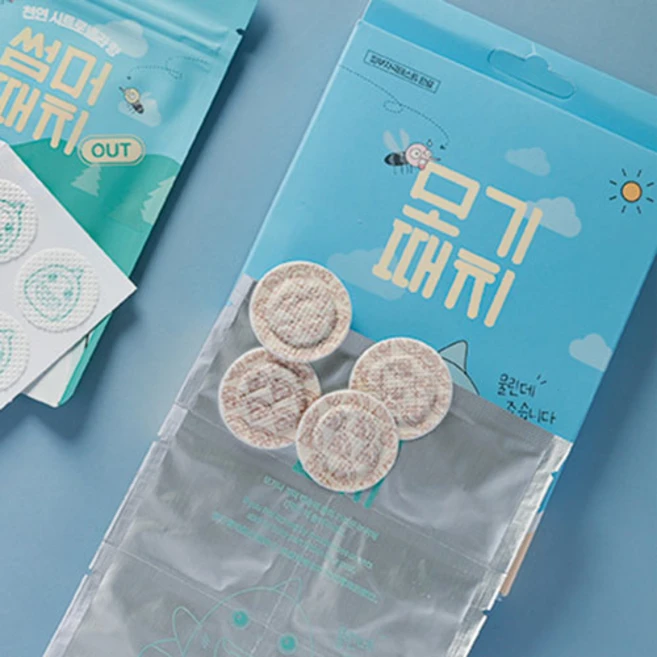 모기때치 12매 모기 벌레 물린 곳 붙이는 패치 모기 물려 가려운 곳 붙이는 중화 패치 친환경 피부자극테스트완료 미국FDA등록, 1개 - 쿠팡