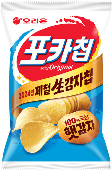 오리온 포카칩 오리지널, 66g, 3개