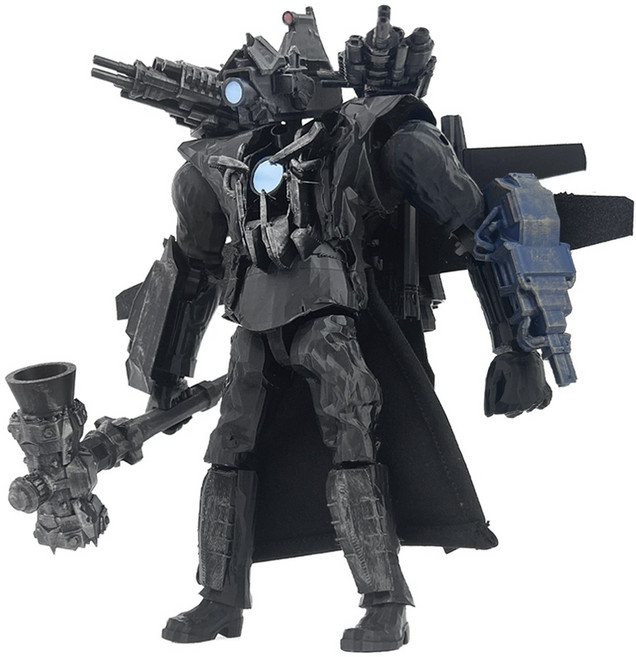 라푸유 타이탄 카메라맨 액션피겨 BJD 구체관절피규어 자유롭게 움직이는 업타카 캐릭터 LED발광 구체관절인형 스키비디 토일렛 굿즈 라푸유 액션피규어 L9903, 1개, 블랙, 22cm