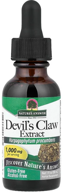 Nature's Answer 데빌스 클로 추출물 알코올 무함유 1000mg 30ml(1fl oz) NTA-00608, 1, 30ml - 쿠팡