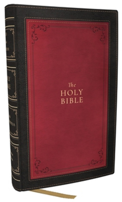 (영문도서) 1611 KJV with Apocrypha Black Leathersoft: Holy Bible Imitation Leather, Thomas Nelson, English, 9781400349432