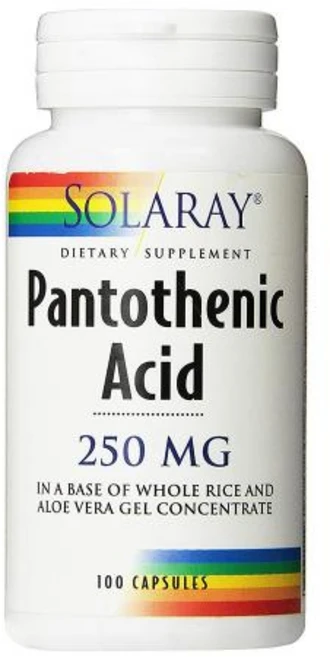솔라레이 판토텐산칼슘 250mg 100캡슐, 1개, 100정 - 쿠팡