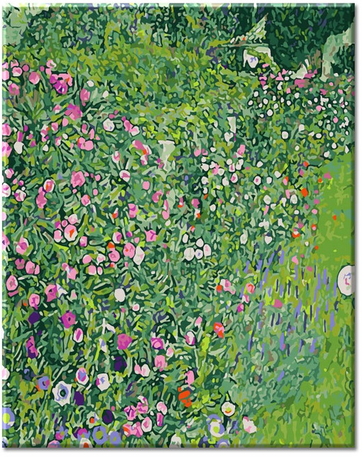 diy 명화그리기 추천 J21 클림트 이탈리아 정원 (물감 2배) 그림 아크릴 색칠하기 명작 그림 인테리어 액자 풍경화, 1개