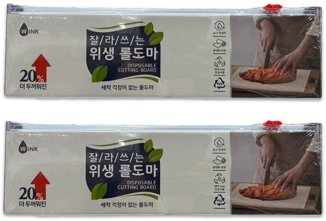 윙크 위생 잘라쓰는 롤도마 / 코스트코, 2개, 화이트
