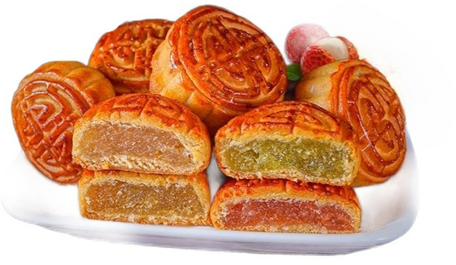 하이완 월병 중국 명절 간식 음식 선물 추석, 11종 팥노른자 20개 8종 과일+3종, 1개, 1g