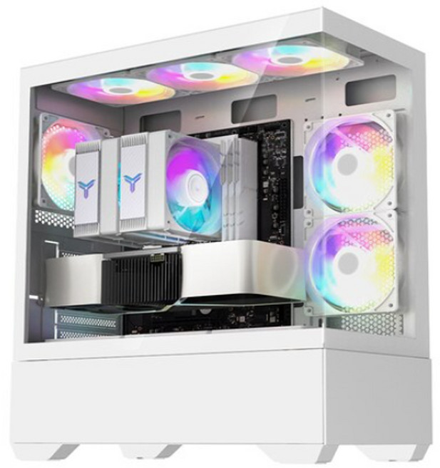 포유컴퓨터 게이밍 데스크탑 고사양 게임용 PC 조립 컴퓨터 본체 하이엔드PC, Free DOS, 512GB, 16GB, 라데온 RX 9070 XT, R5-9600X