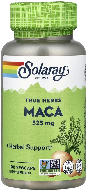 솔라레이 True Herbs 마카 525mg 베지 캡슐 100정, SOR01376, 1개 - 쿠팡