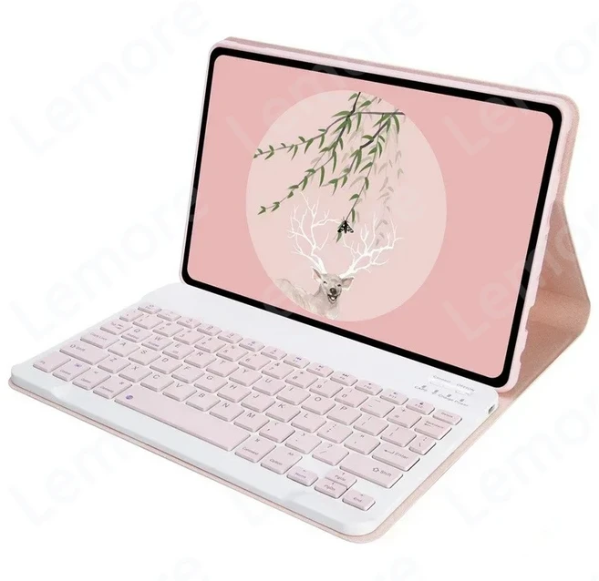 레노버 아이디어 탭 11인치 TB336FU 키보드 케이스 샤오신 패드 11 2025 TB335FC 태블릿용 스탠드 커버, 11 pink, 01 Portuguese