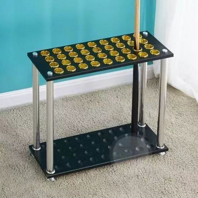 거치대 파크 진열 직사각형 걸이 10홀 골프채 수납대, 1개, 업그레이드형 36구 골드구