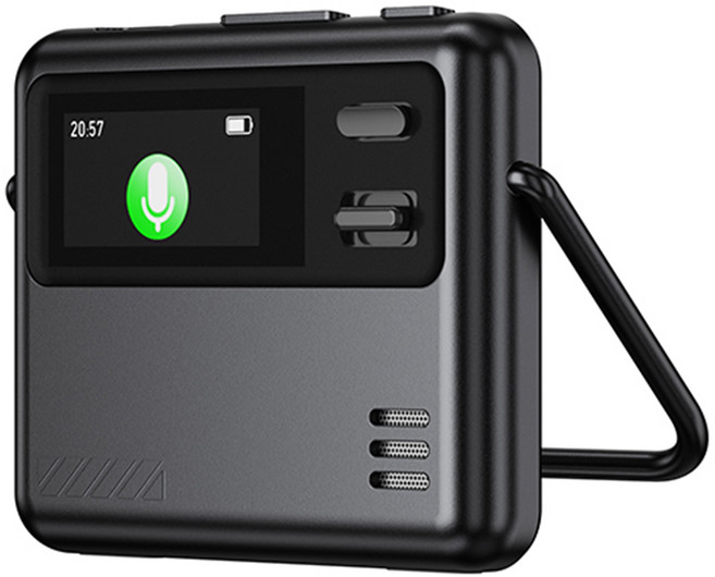 AI 지능형 음성 녹음기 활성화 오디오 APP 제어 강의 회의용 번역/전사/요약, 32G, 1개