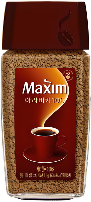 맥심 아라비카100 원두커피믹스 병, 100g, 1개입, 1개