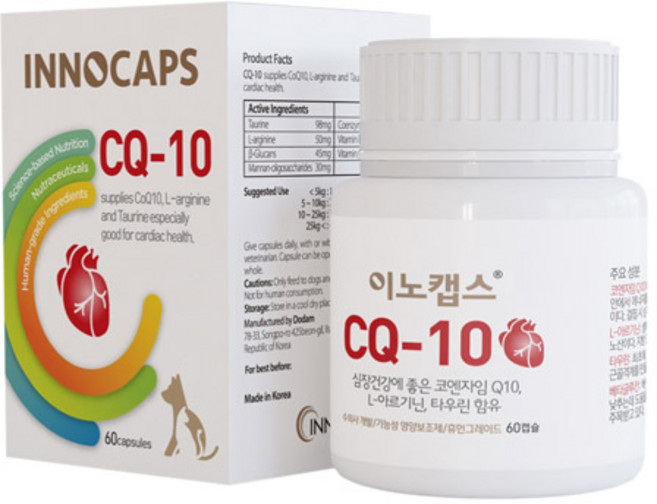 이노캡스 CQ-10 심장 영양제 60캡슐, 60정, 심장/간, 1개