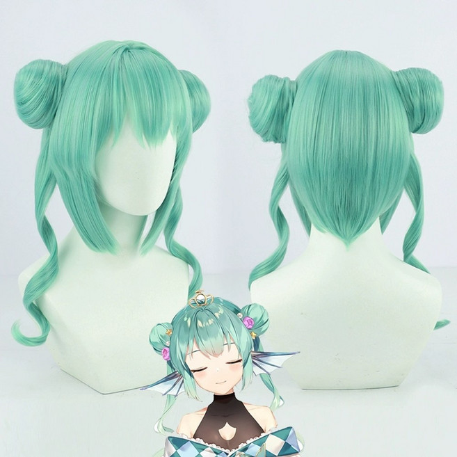 피나나 류구 가발 코스프레 니지산지 버튜버 캐릭터 COS 코스튬 헤어 모음