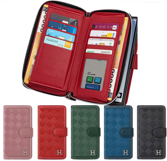 뷰노 지퍼 카드 지갑 갤럭시버디3 SM-A156L 케이스