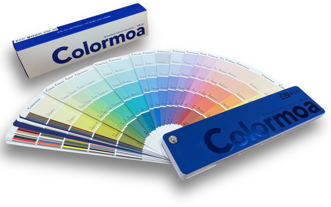 KCC 칼라모아 컬러모아 페인트 컬러북 컬러칩 색상표 컬러칩 조색표, 1개