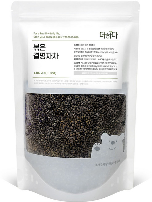 더하다 볶은 국산 결명자차, 500g, 1개입, 1개