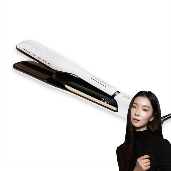 에어슨 스트레이트너 에어스트레이트 2X 프리볼트 고데기, 새틴 화이트