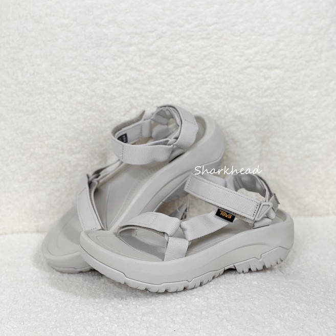 Teva Hurricane XLT2 厚底 涼鞋 奶茶色 灰白色 焦糖色 全黑色 織帶羅馬涼鞋, 灰白,26