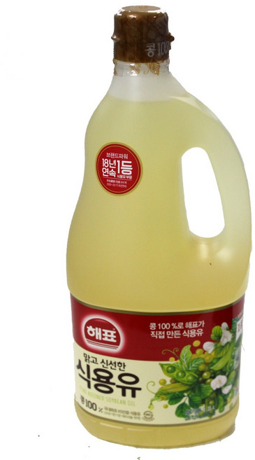 [사조해표] 콩식용유 (해표 1.8L), 1.8L, 1개