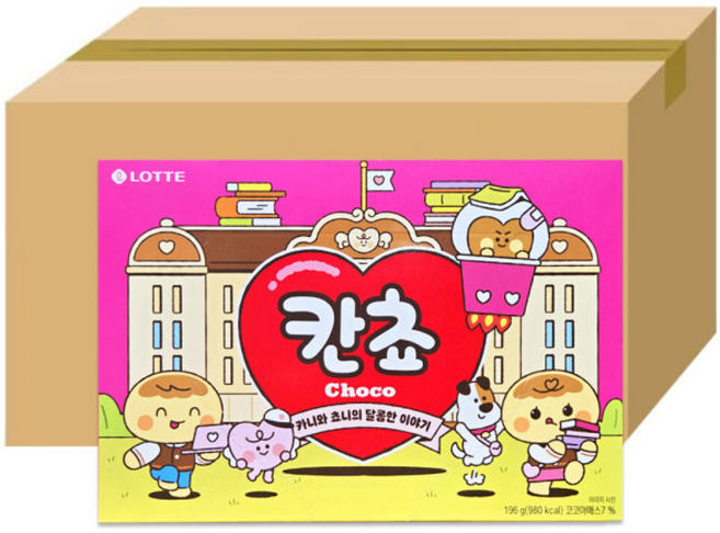 롯데 칸쵸 대용량 X(), 1개, 196g