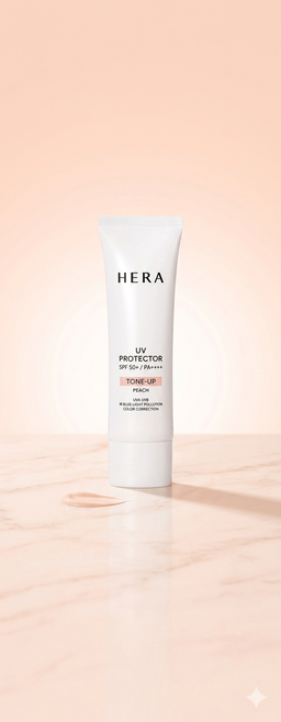 헤라 UV프로텍터 톤업 선크림 SPA50+ PA++++, 2개, 50ml, 살구색