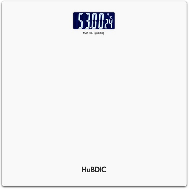 휴비딕 디지털 체중계 HUS-309, 화이트, 1개