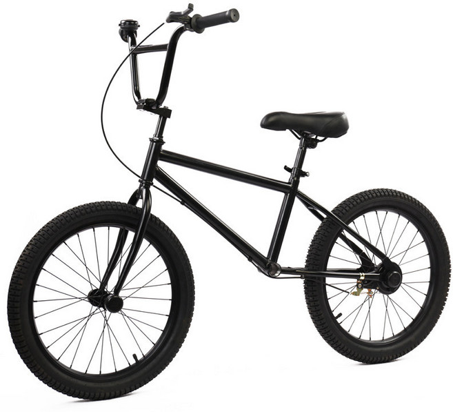 묘기 자전거 스턴트 바이크 18인치 20인치 입문용 BMX 액션 스포츠 회전 성인 초보자, 16인치 (사진참조), 1개