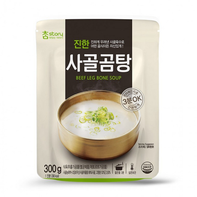 참스토리 진한사골곰탕 300g, 1개