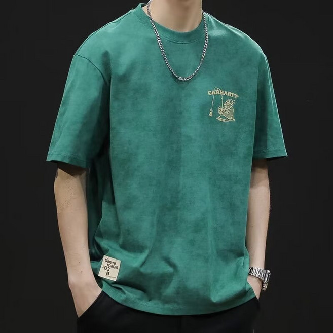 Carhartt 短袖T恤 寬鬆圓領夏季上衣