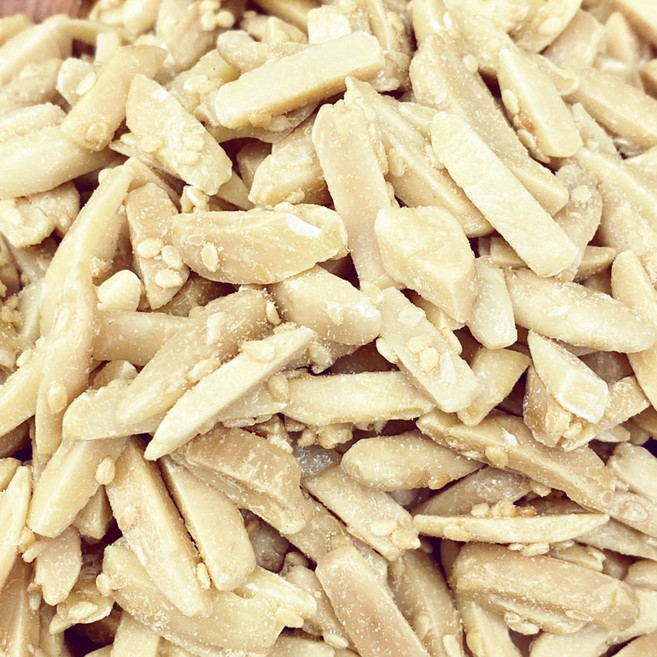 芝麻杏仁條 低溫烘焙 600g, 1個, 原味杏仁條