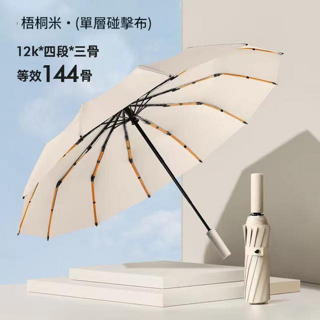 192骨全自動晴雨傘 抗風防曬遮陽傘