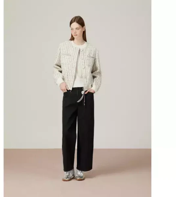 DEWL 펄비딩 트위드 점퍼 D254MSF040 1006360