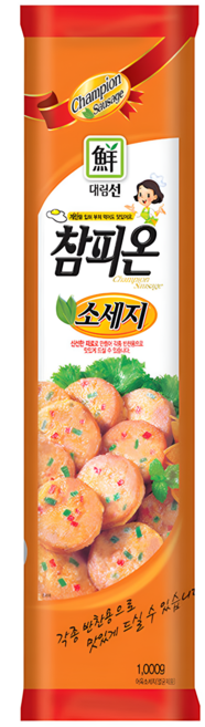 대림선 참피온 소세지 1kg, 10개