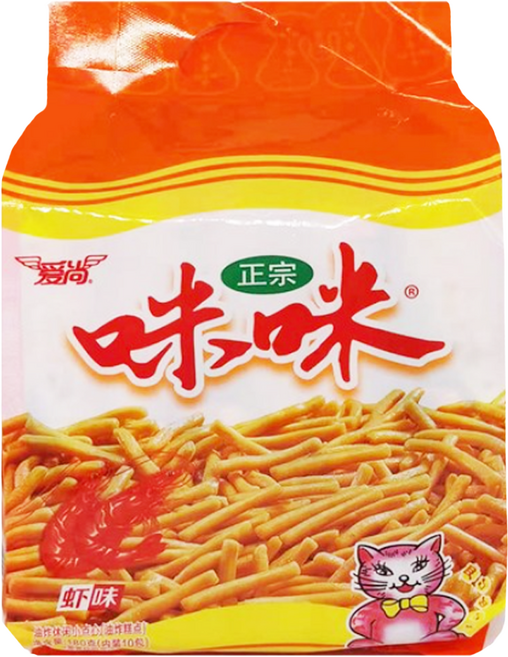 (동성무역)중국 식품 중국 과자 미미 새우 튀김 과자 새우맛 과자 180g 1개