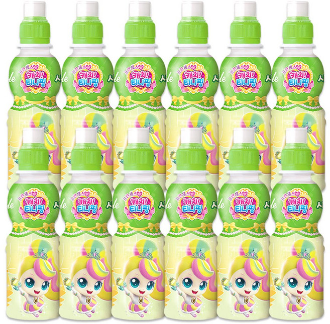 캐치티니핑 사과맛 페트음료수, 12개, 200ml