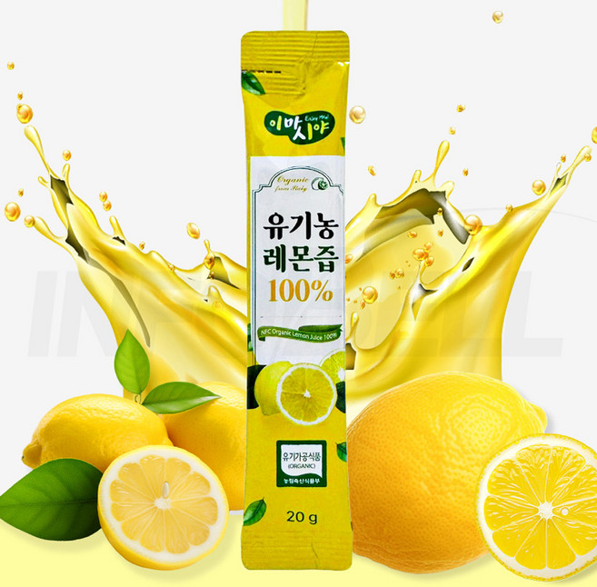 [TV홈쇼핑정품 인포벨]이마시야 비타민폭탄 레몬즙 100 스페인 유기농 생레몬 액기스 100% 비타민C, 20g, 30개