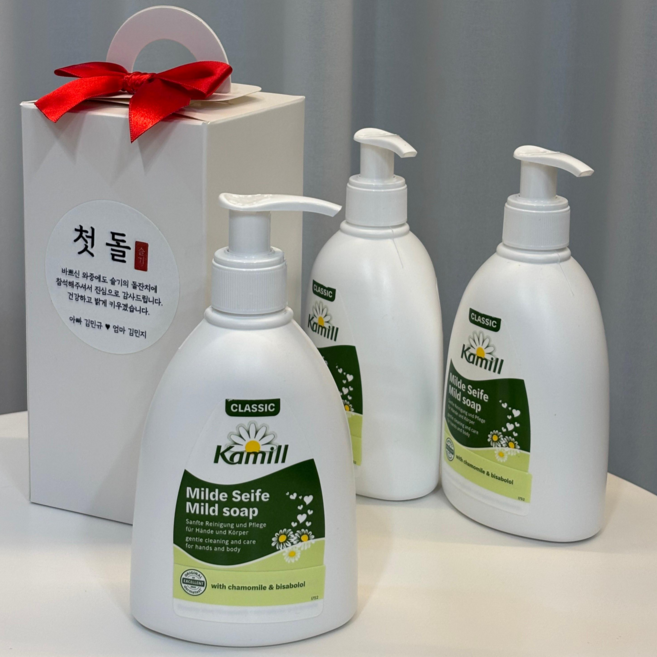 카밀 클래식 핸드워시 선물세트 / 답례품 학교 기업 행사 돌잔치 결혼식 회사 / 홍보 축하 감사 기프트, 1개, 300ml